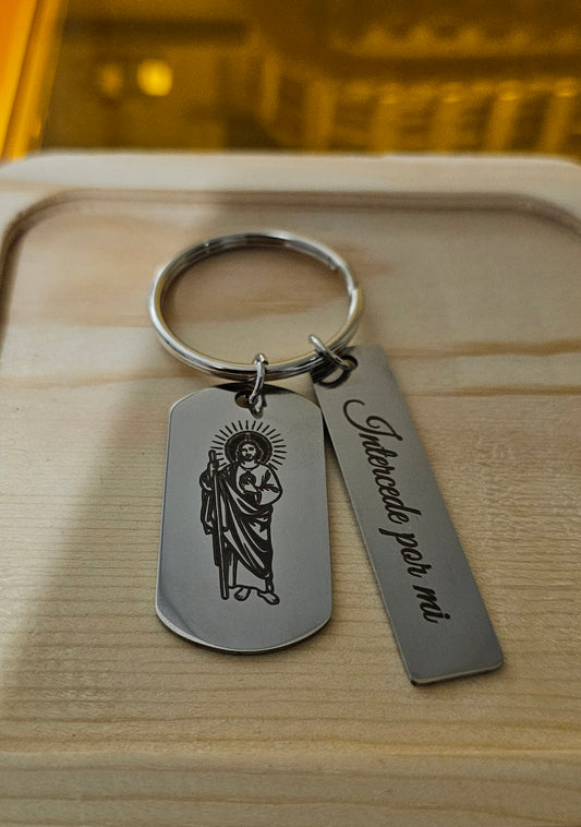 Intercede Por Mi  Keychain